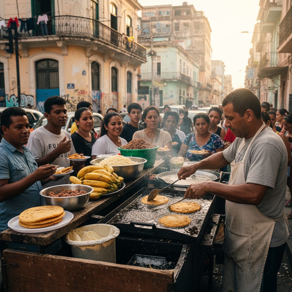 Comida callejera venezolana