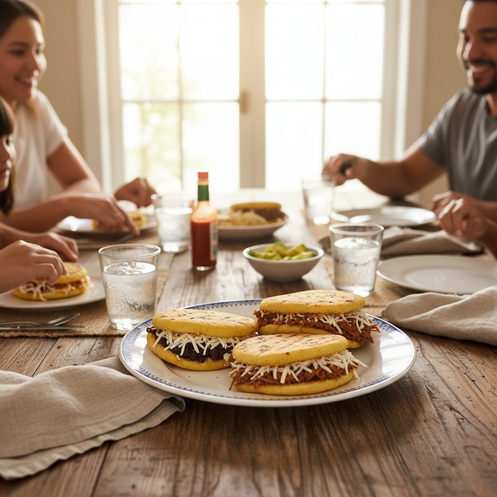 Como Hacer Arepas Venezolanas  listo para servir