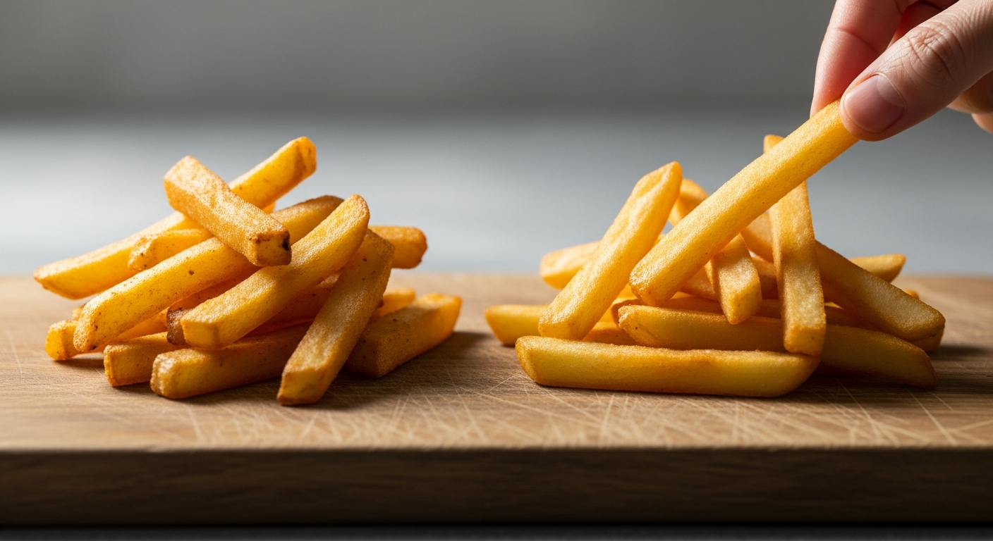 Comparación: Fritas vs Horneadas