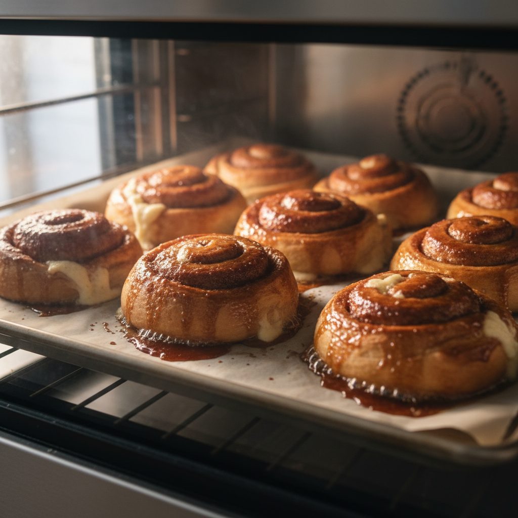Golfeados dorándose en el horno